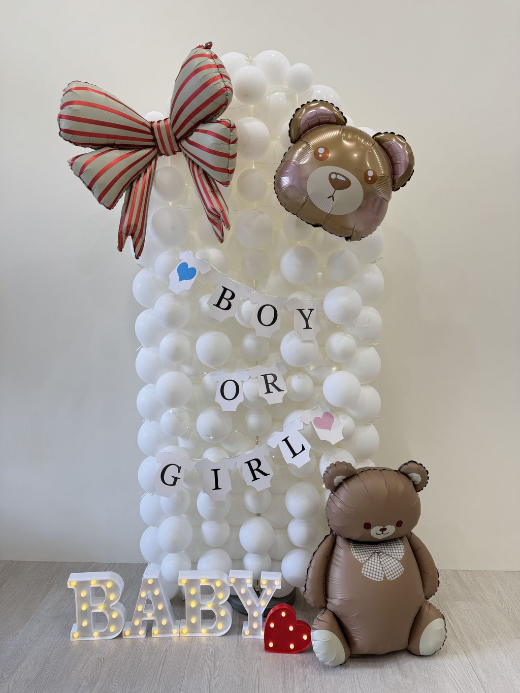 性別揭曉派對 氣球佈置