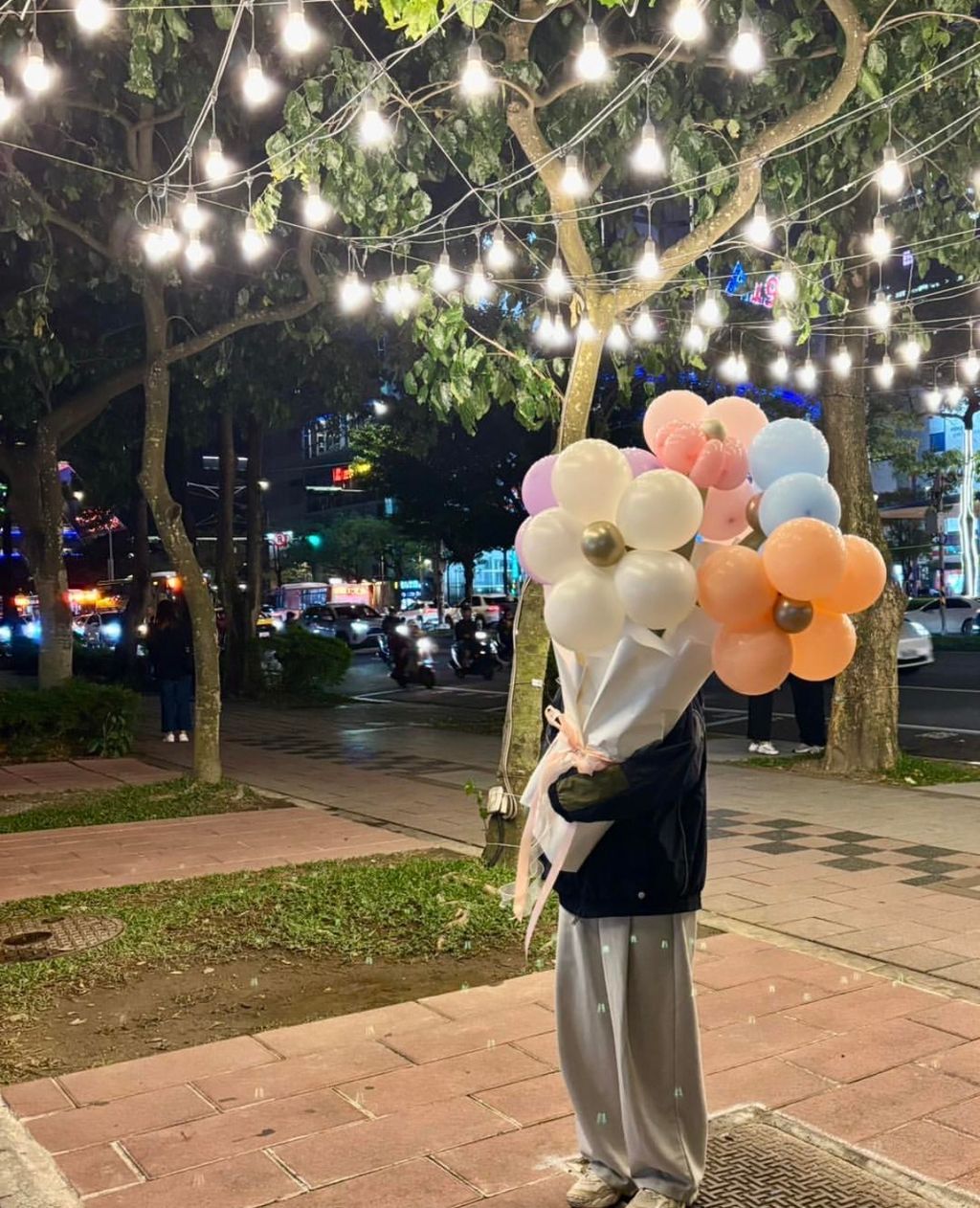 台中韓式特大氣球花束