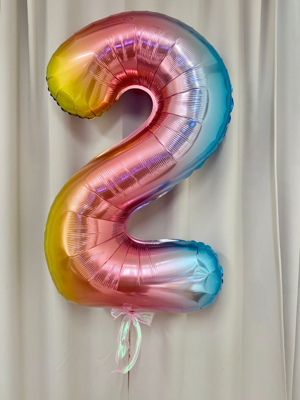 彩虹色數字氣球