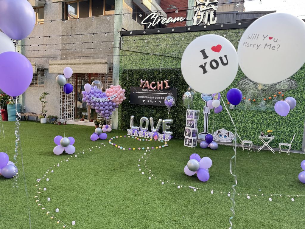 台中求婚氣球佈置