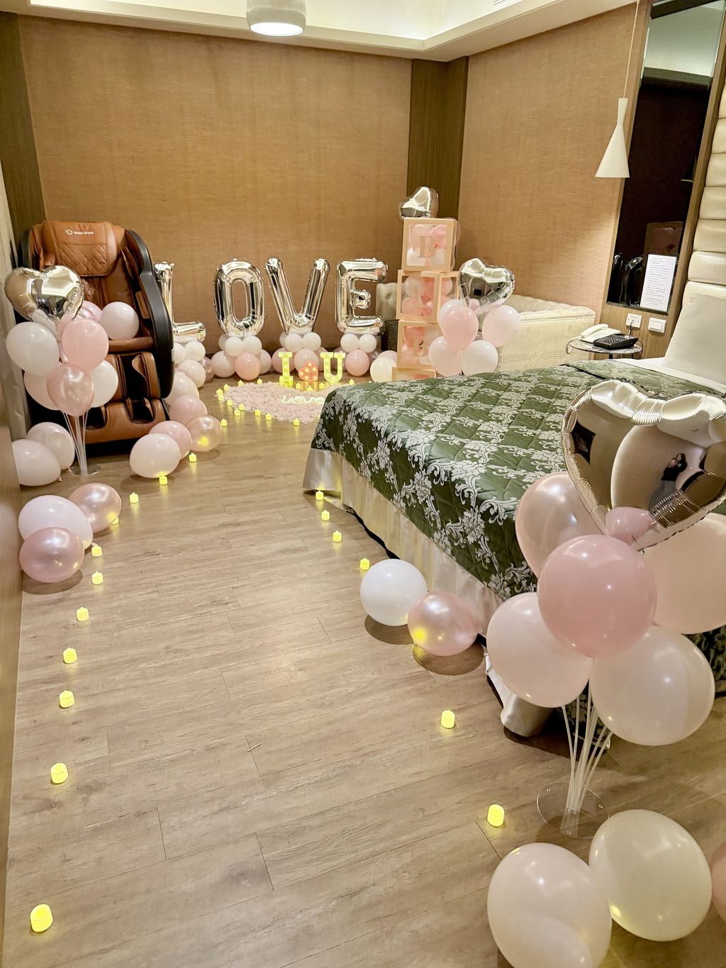 浪漫告白氣球布置