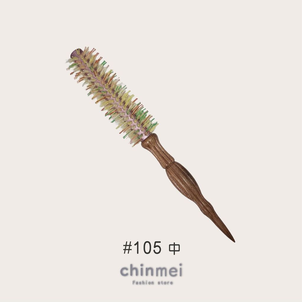 ／ᴄʜɪɴᴍᴇɪ／彩虹加長導熱鬃毛圓梳-04