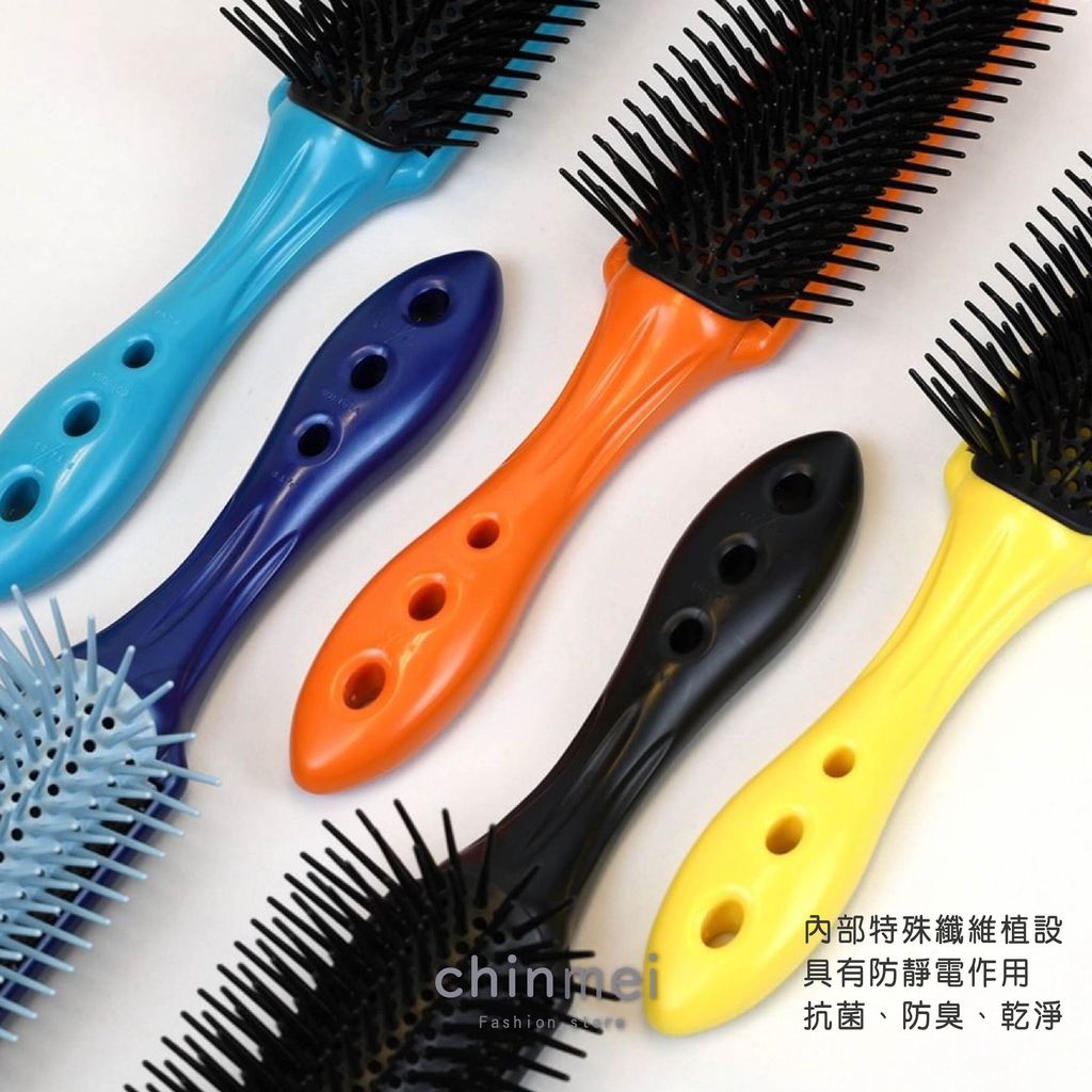 ／ᴄʜɪɴᴍᴇɪ／日本YS-T09負離子九排梳-02