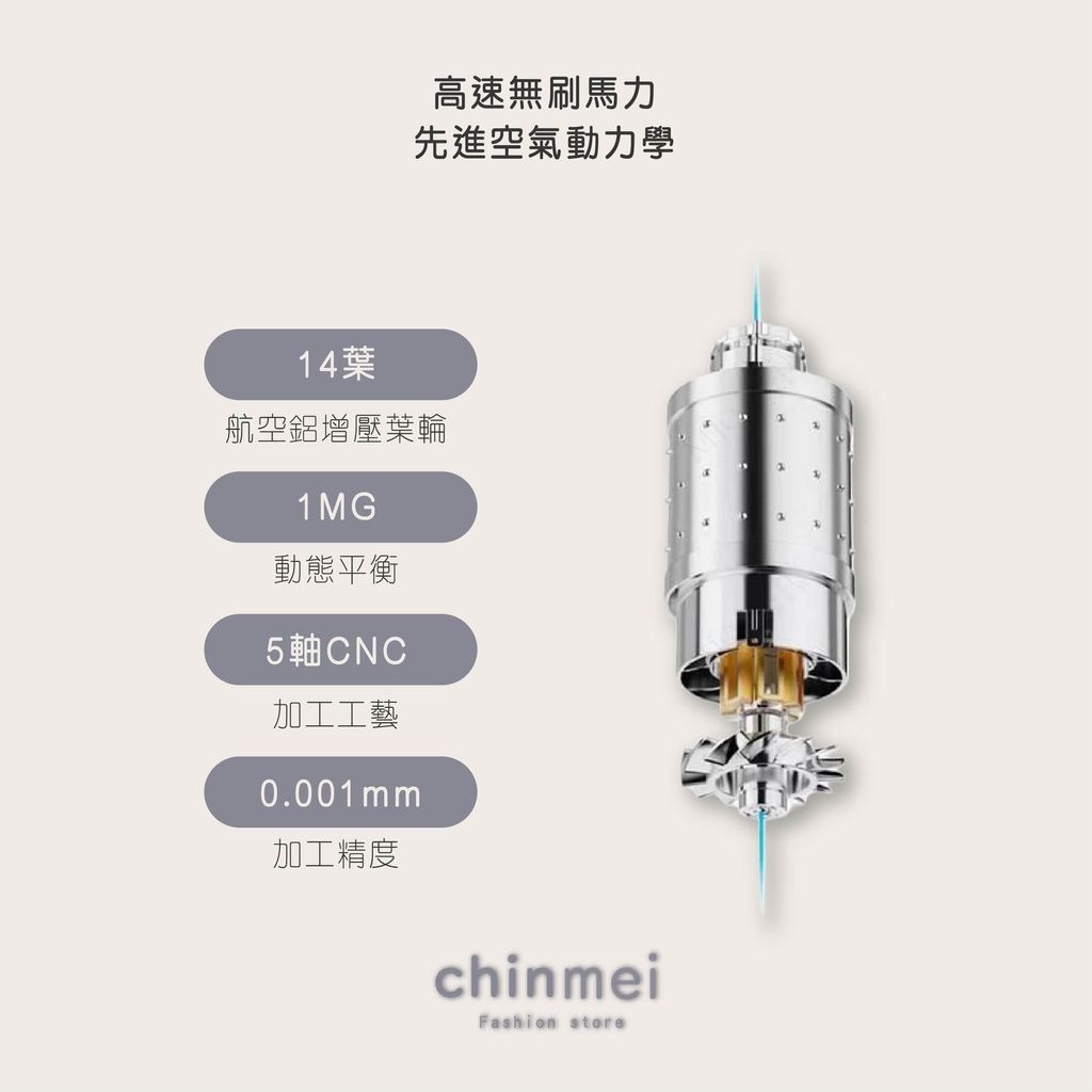 晴美Nadia負離子無刷吹風機-K6-03