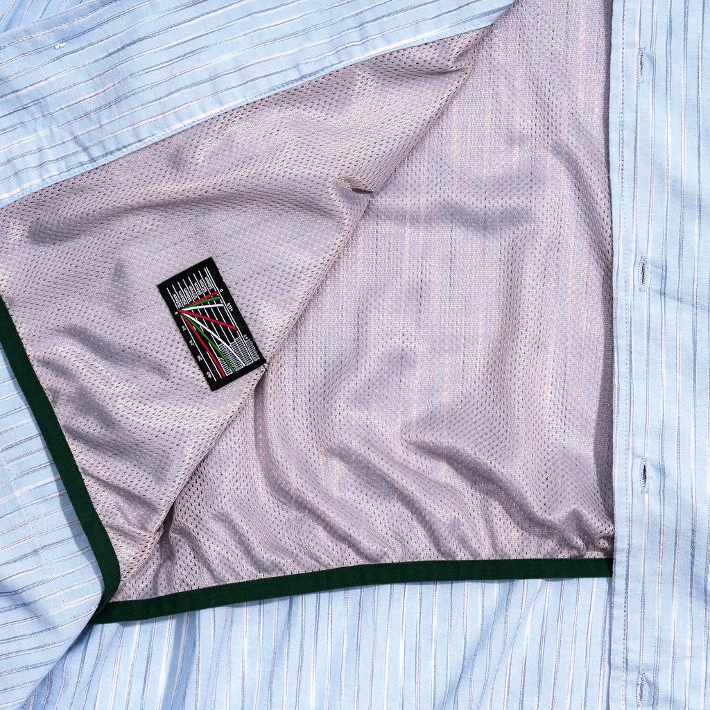 Graphic Pocket Shirt(BW Stripe)-6