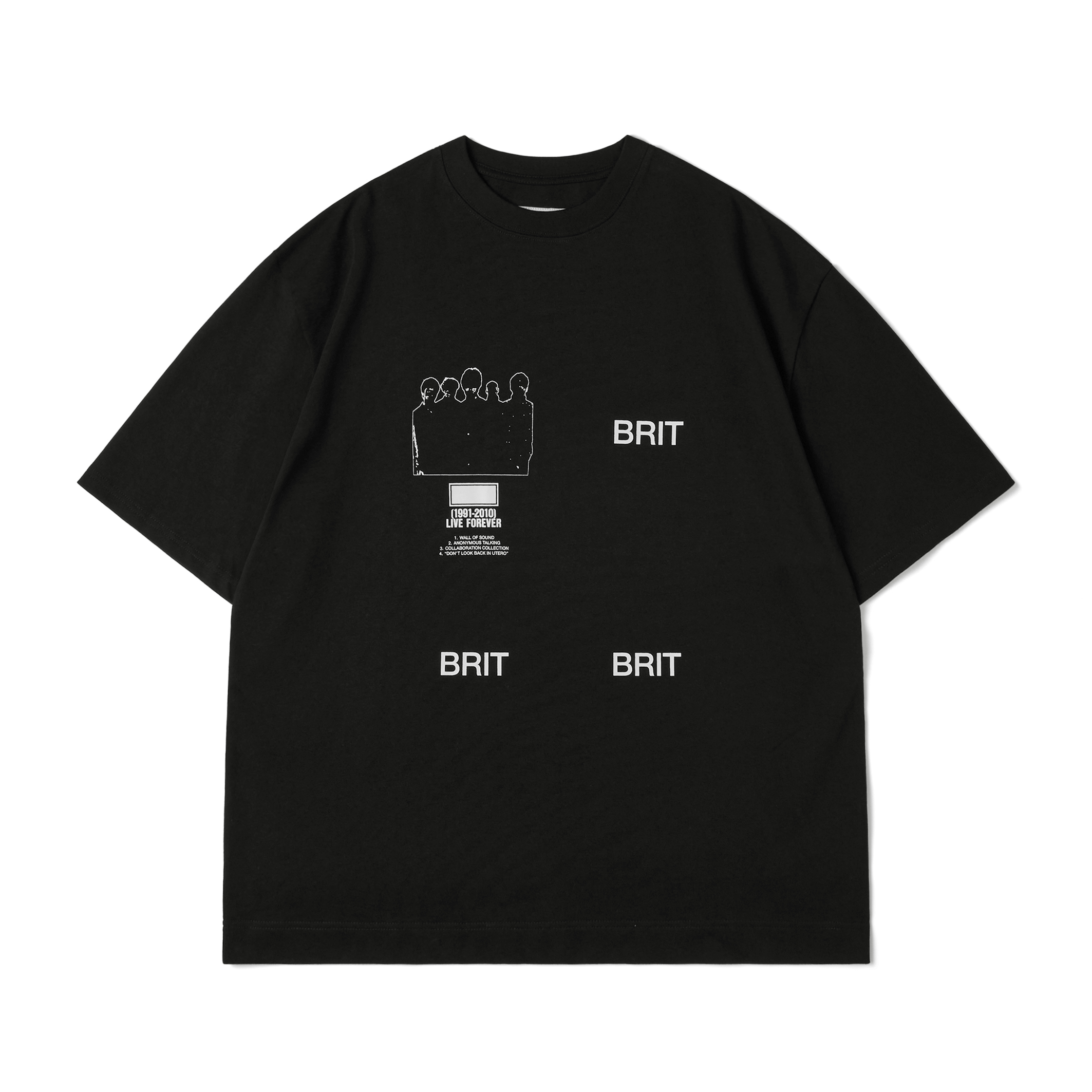 マインデニム　Eye Print Crewneck Tシャツ マインデニムEye Print Crewneck T-SH Mサイズブラック XLサイズ Eye