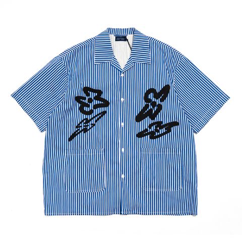 4PM X OKI KENICHI "WIB" Shirt (Blue sprite)_工作區域 1 複本 15