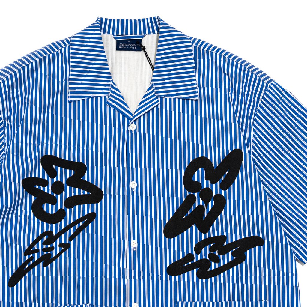 4PM X OKI KENICHI "WIB" Shirt (Blue sprite)_工作區域 1 複本 16