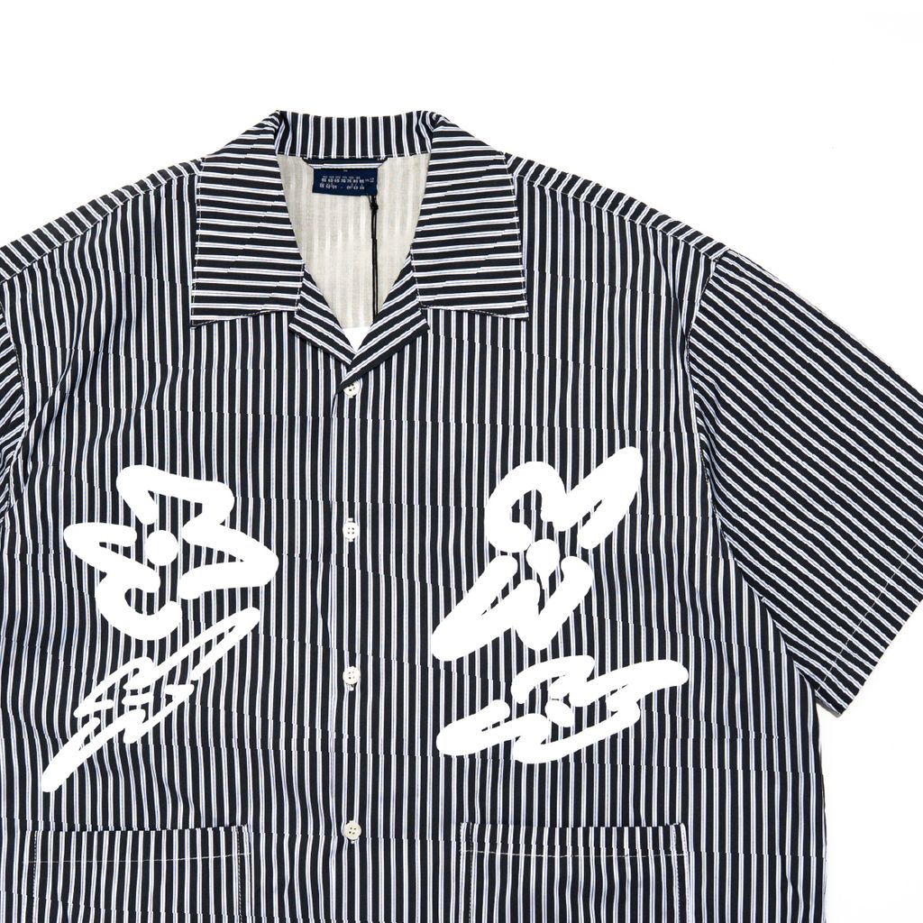 4PM X OKI KENICHI "WIB" Shirt (Black sprite)_工作區域 1 複本 16