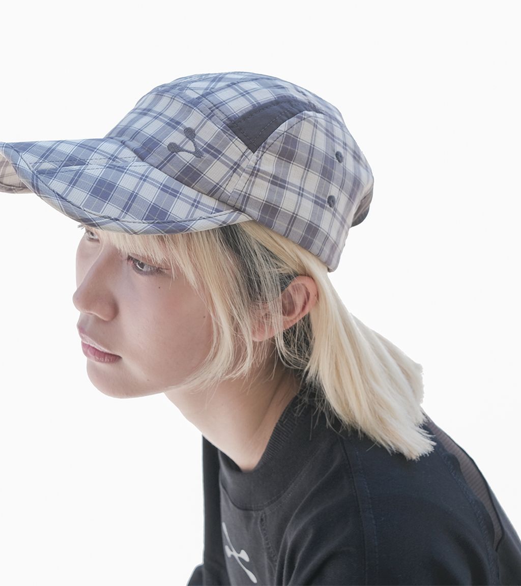 三折帽_格紋_LB (4)