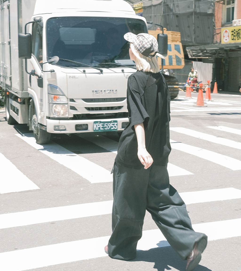 三折帽_格紋_LB (5)