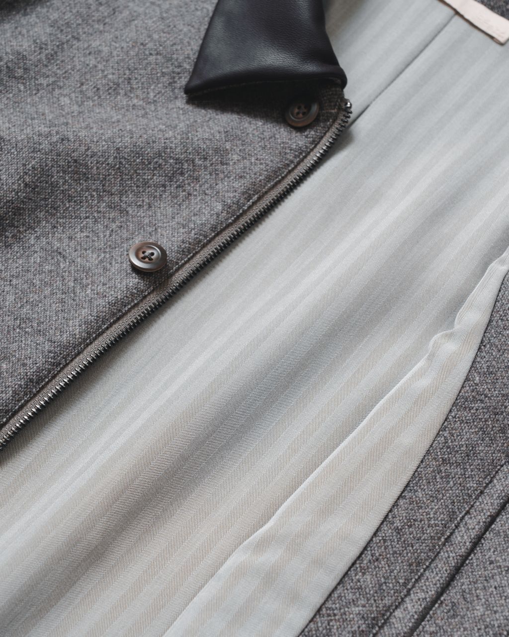 Wool Tweed PO Zip Blouson (Cocoa)-12