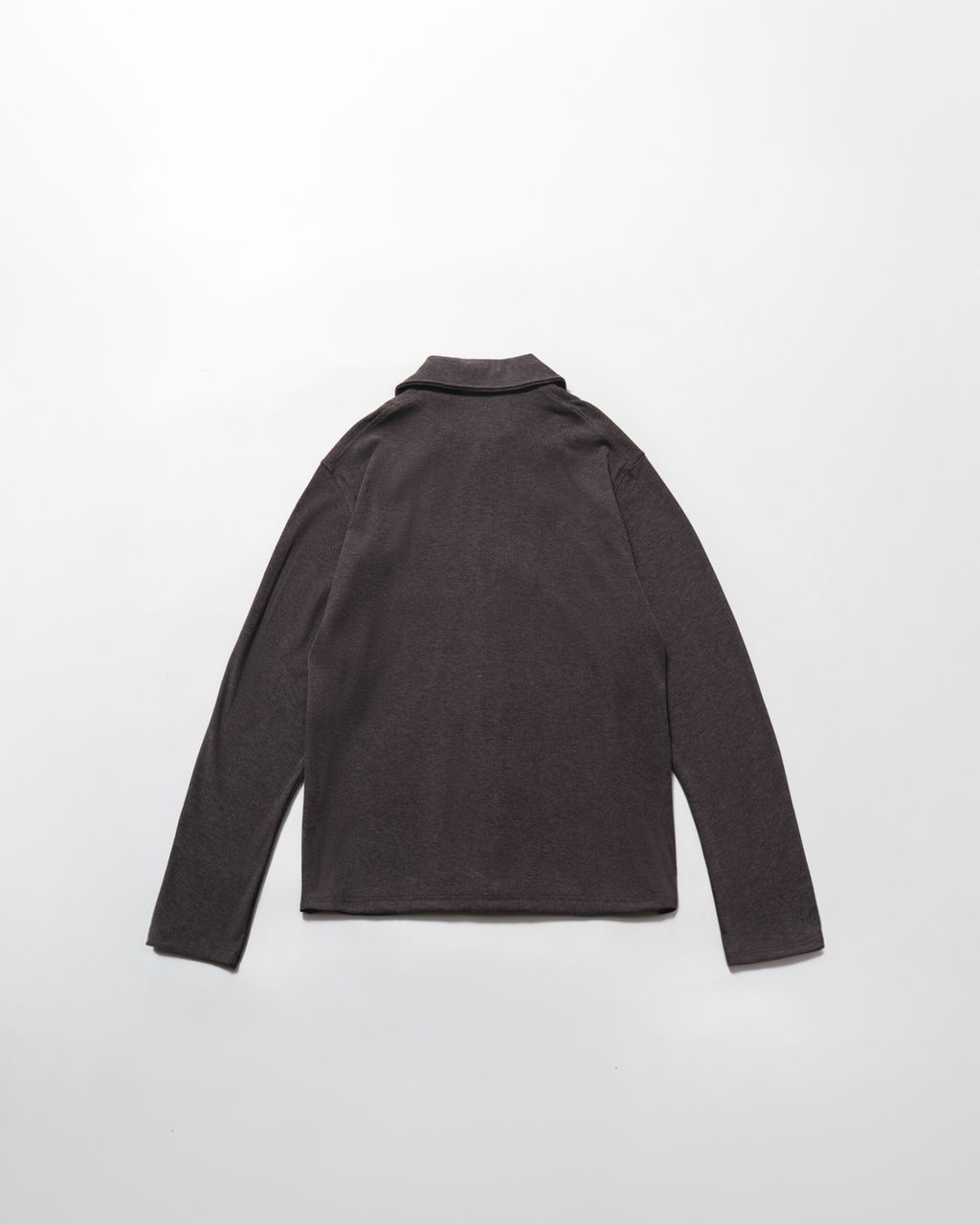 Knit Polo Shirt Cardigan-2