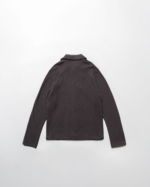 Knit Polo Shirt Cardigan-2