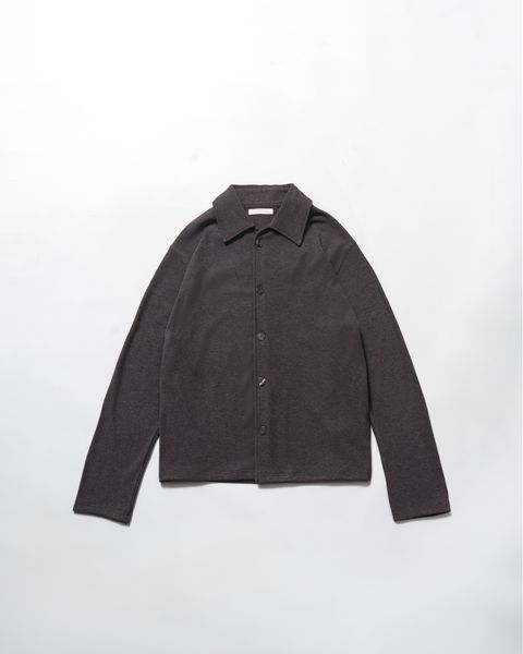 Knit Polo Shirt Cardigan-1