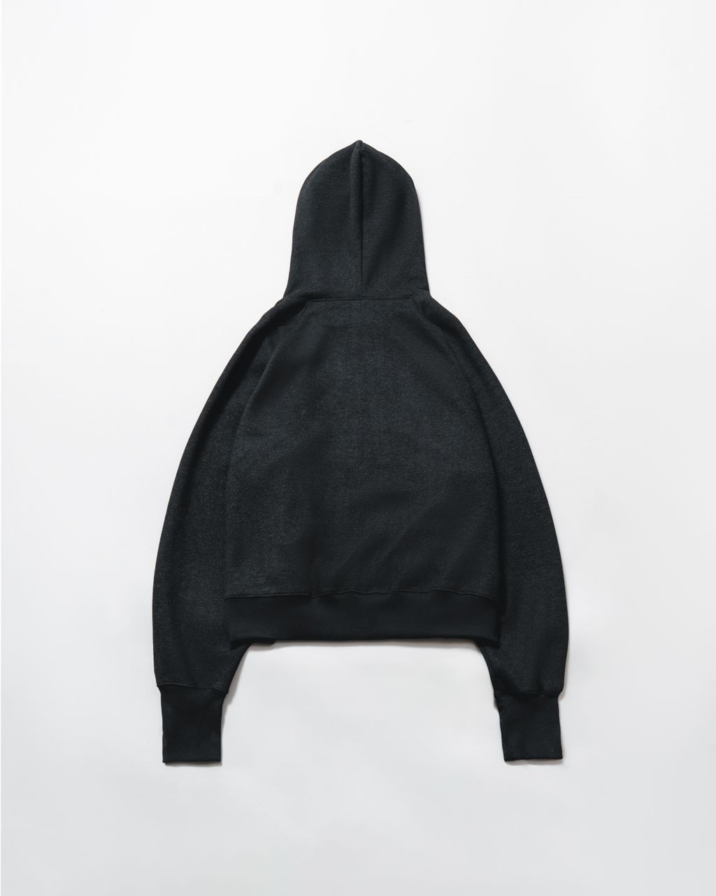 Wool PO Sweat Zip Hoodie-2