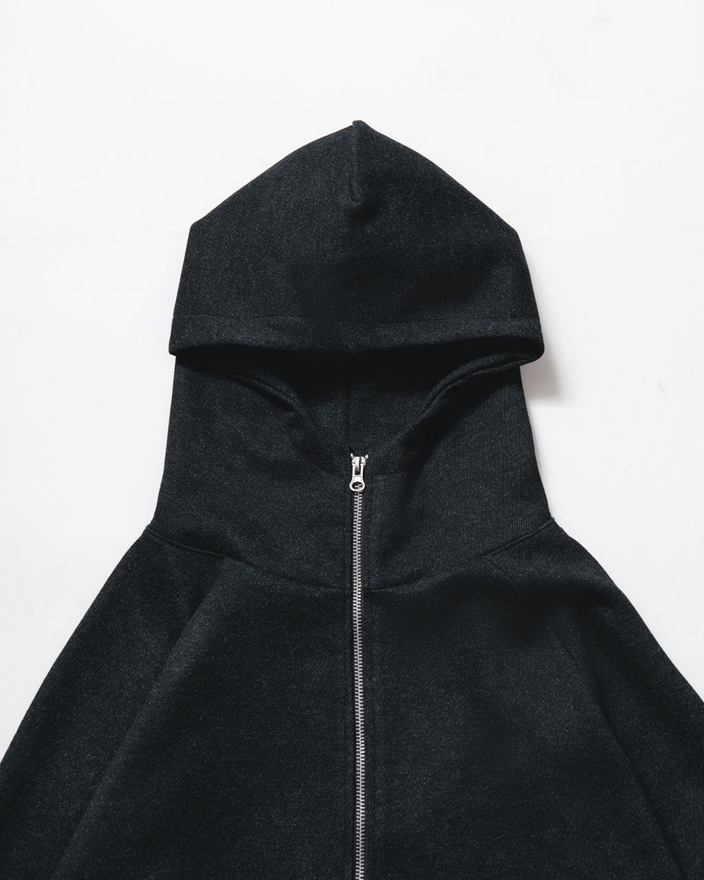 Wool PO Sweat Zip Hoodie-3