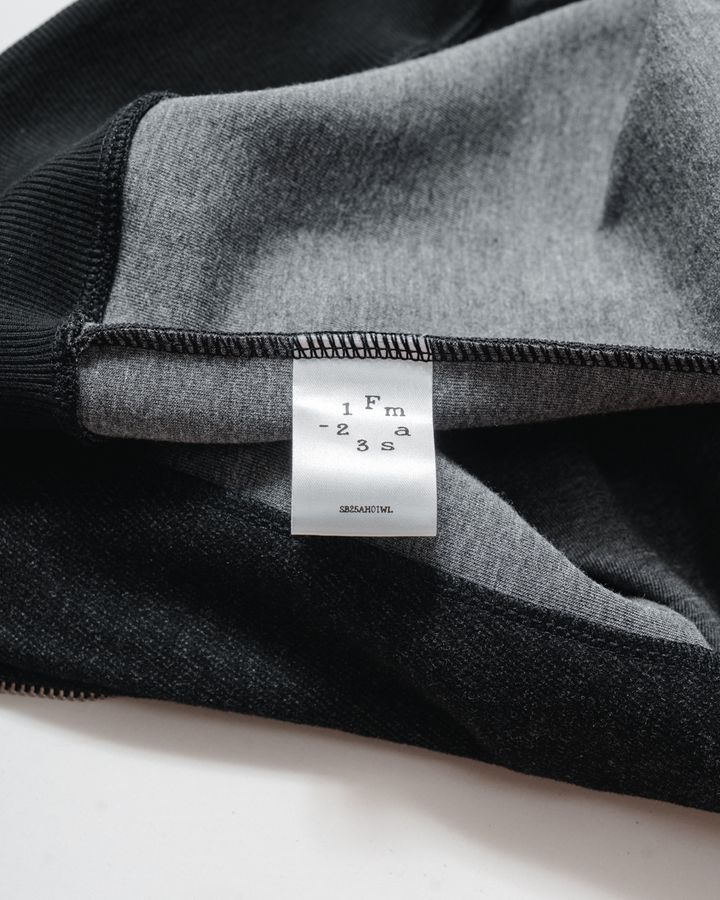 Wool PO Sweat Zip Hoodie-12