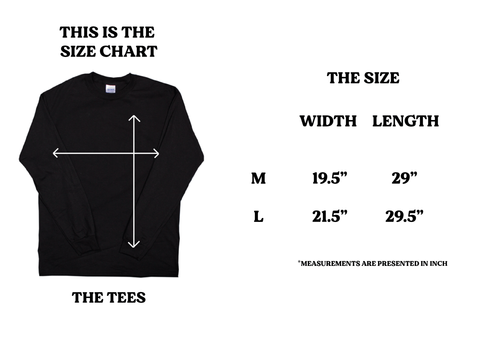 LS Size chart 2022