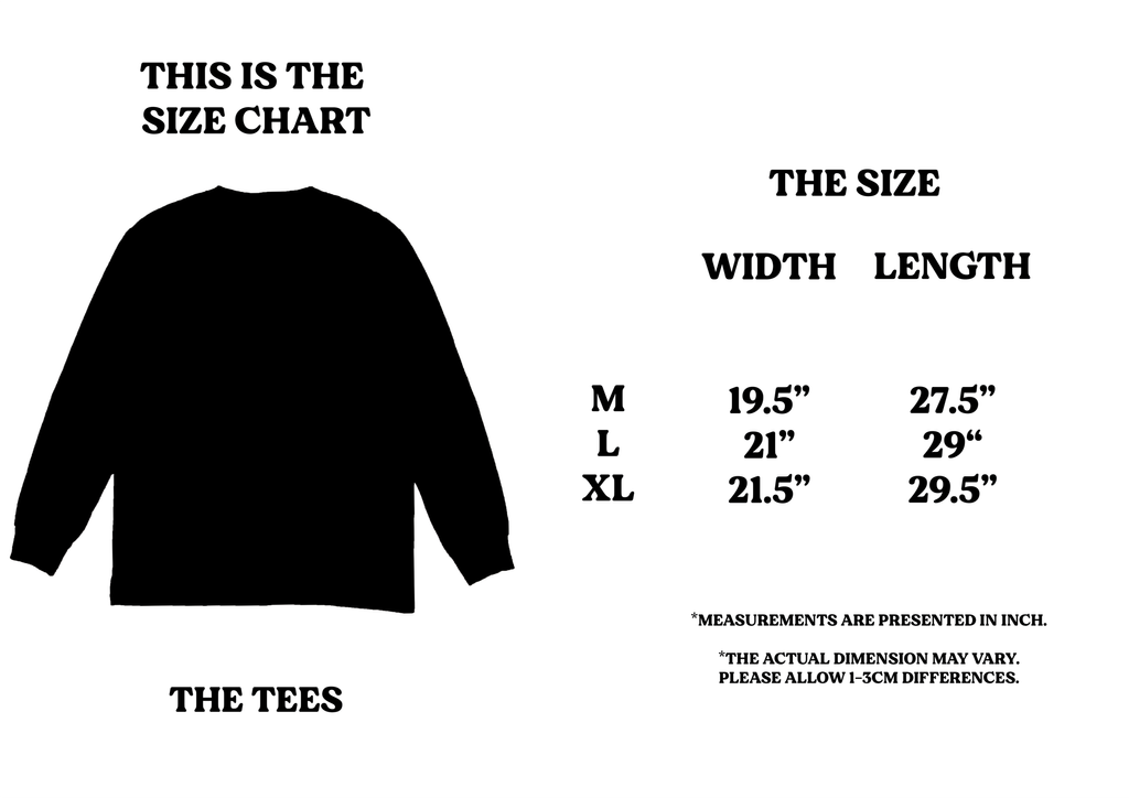 Size chart LS 2023