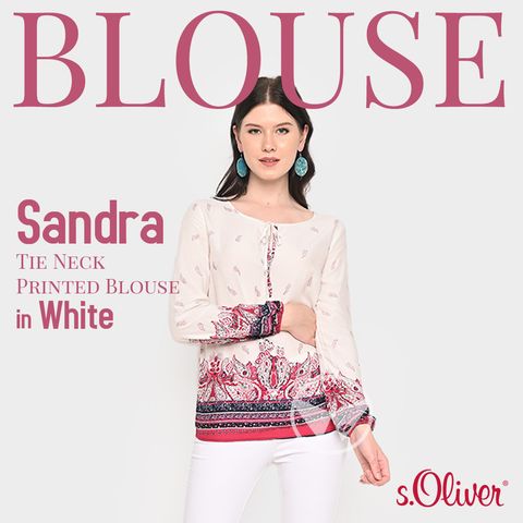 R25-Sandra-S-Oliver-Tie-Neck-Printed-Blouse-White
