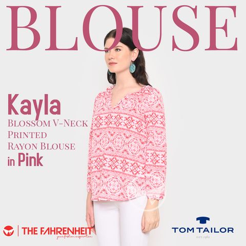A40-Kayla-Tom-Tailor-Blossom-V-Neck-Printed-Rayon-Blouse-Pink