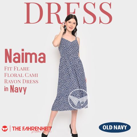 A76-Naima-Old-Navy-Fit-Flare-Floral-Cami-Rayon-Dress-Navy