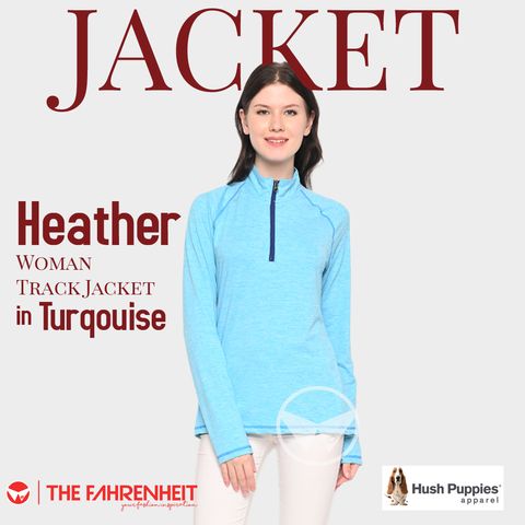 A102-Heather-Hush-Puppies-Woman-Track-Jacket-Tourqouise