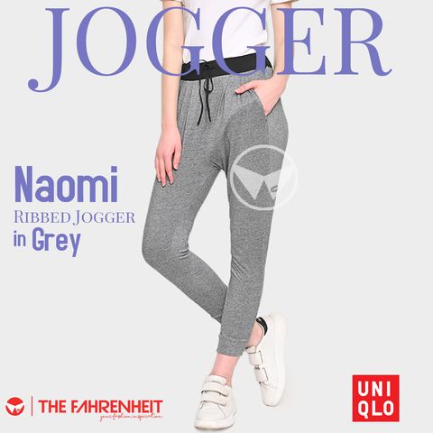 A107-Naomi-Uniqlo-Ribbed-Jogger-Grey