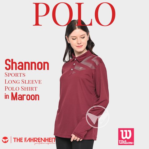 A134-Shannon-Wilson-Sport-Long-Sleeve-Polo-Shirt-Maroon