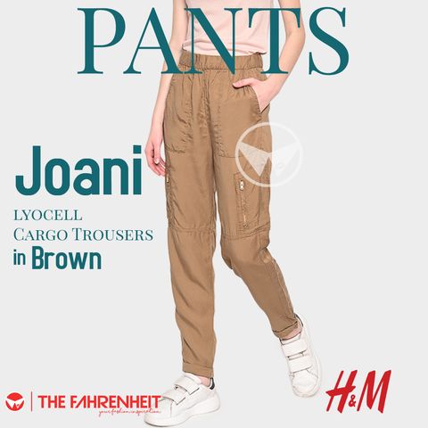 A147-Joanie-HM-lyocell-Cargo-Trousers-Brown