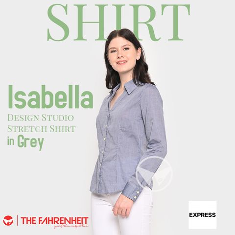 A153-Isabella-Express-Design-Studio-Stretch-Shirt-Grey