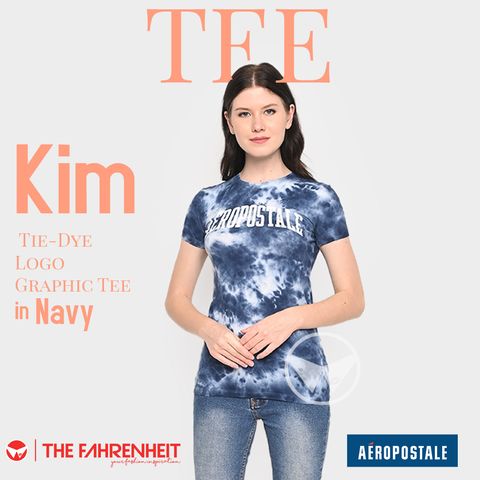 A163-Kim-Aeropostale-Tie-Dye-Logo-Graphic-Tee-Grey