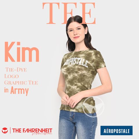A164-Kim-Aeropostale-Tie-Dye-Logo-Graphic-Tee-Army