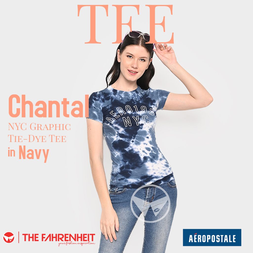 A167-Chantal-Aeropostale-NYC-Graphic-Tie-Dye-Tee-Grey
