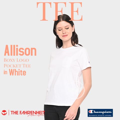 A179-Allison-Champions-Boxy-Logo-Pocket-Tee-White