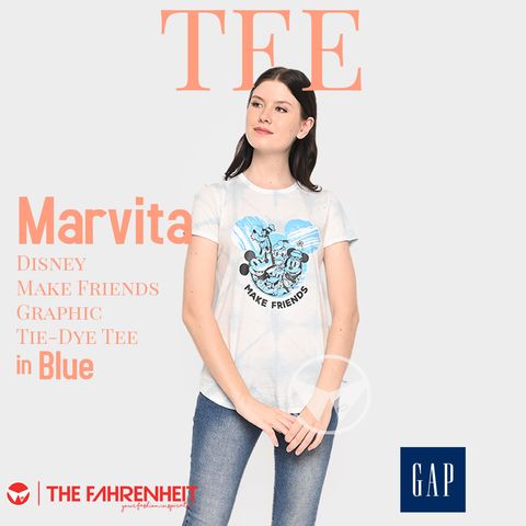 A181-Marvita-Gap-Disney-Make-Friends-Graphic-Tie-Dye-Tee-White