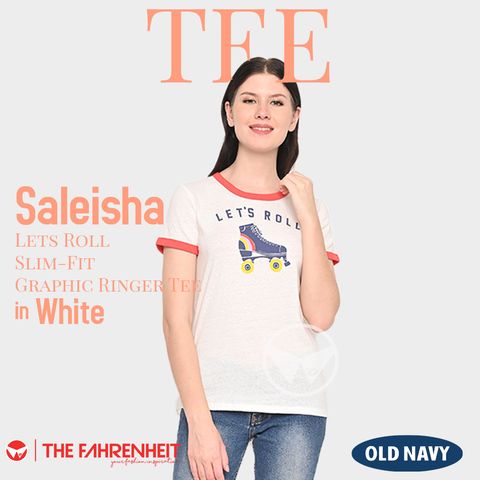 A197-Saleisha-Old-Navy-Lets-Roll-Slim-Fit-Graphic-Ringer-Tee-White