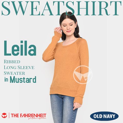 A251-Leila-Old-Navy-Ribbed-Long-Sleeve-Sweater-Mustard