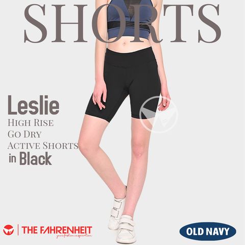 A226-Leslie-Old-Navy-High-Rise-Go-Dry-Active-Shorts-Black