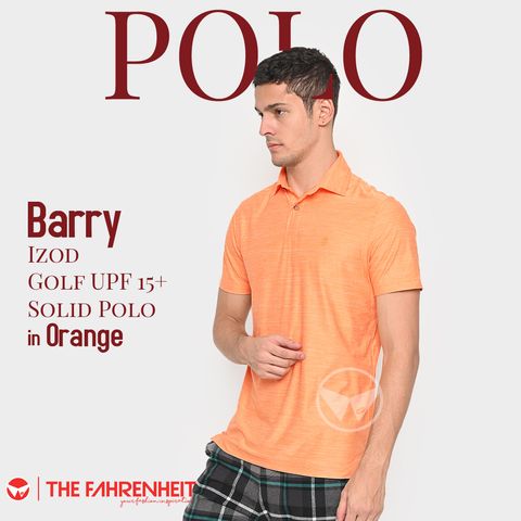 A278-Barry-Izod-Golf-UPF-15-Solid-Polo-Orange