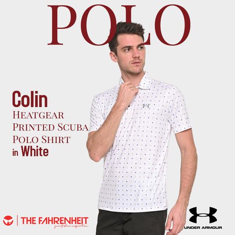 A288-Colin-UA-Heatgear-Printed-Scuba-Polo-Shirt-White