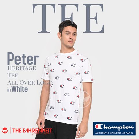 A351-Peter-Champion-Heritage-Tee-All-Over-Logo-White