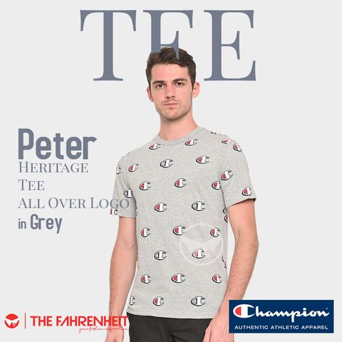 A354-Peter-Champion-Heritage-Tee-All-Over-Logo-Grey