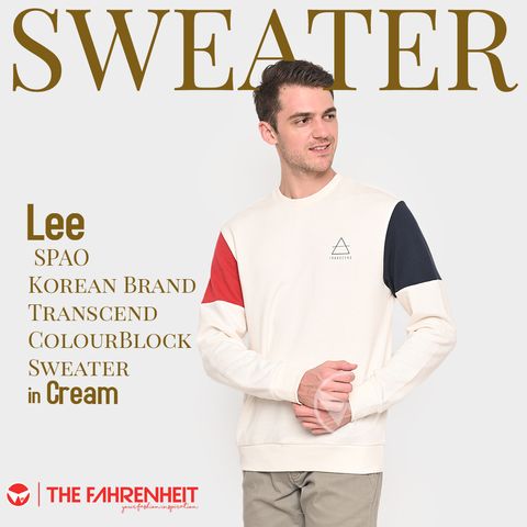 A545-Lee-SPAO-Korean-Brand-Transcend-Colour-Block-Sweater-Cream