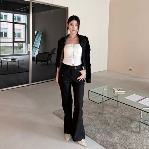LINE_ALBUM_西裝牛仔喇叭褲（SML 黑灰）1580_260915_1 2