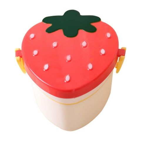 Novelty-Fresh-Strawberry-Shape-Microwave-Oven-Bento-Container-Case-Dinnerware-Children-s-Birthday-Gift