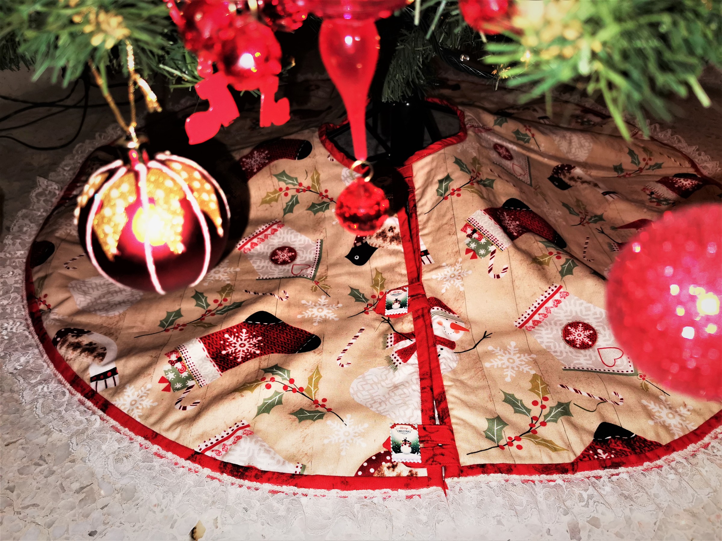 Christmas Tree Skirt TS6 – Kate & Annie : handmade gifts boutique
