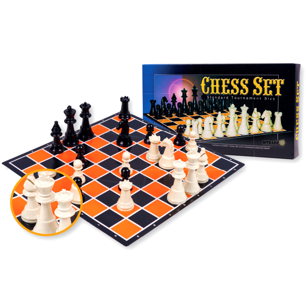 English Chess Set Standard Tournament Size MT