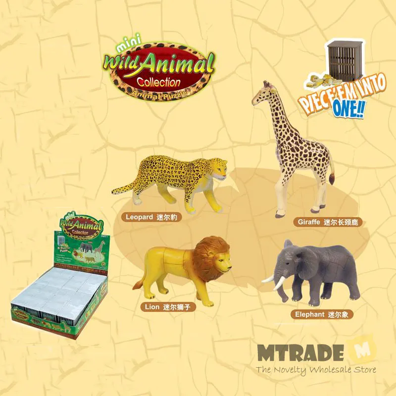 3D Wild Animal Puzzle Figure Singapore MT